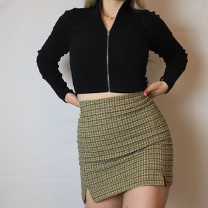 ❌sold Brandy melville yellow and blue cara skirt